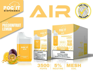Fog It Air 10ml 3500 Puffs – Passionfruit Lemon