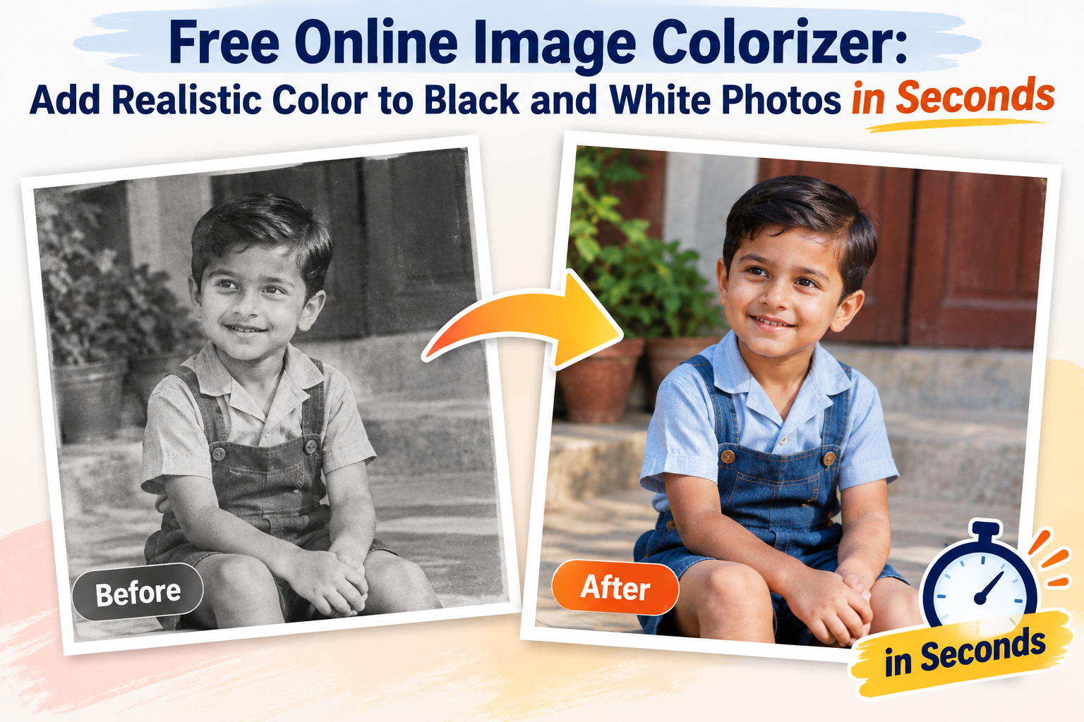 Free Online Image Colorizer: Add Realistic Color to Black and White Photos in Seconds